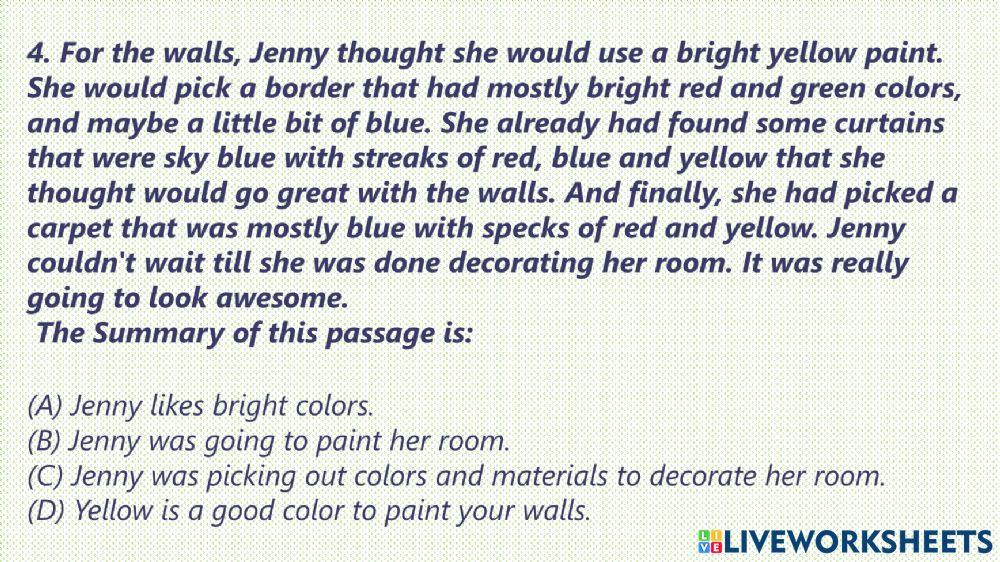 Summarizing passages