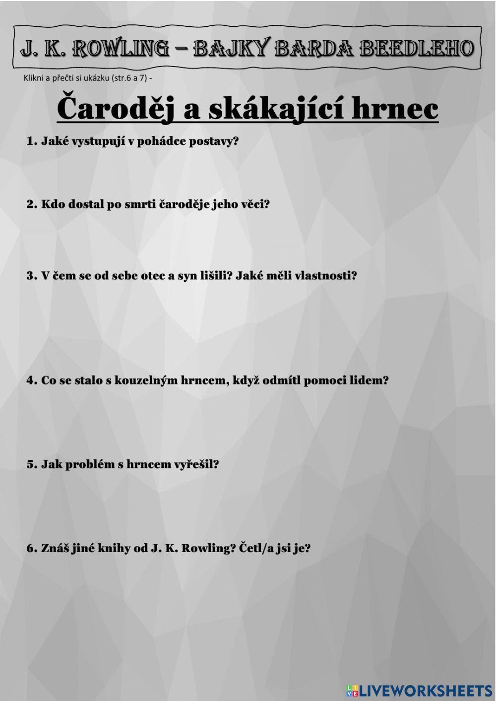 Bajky Barda Beedleho