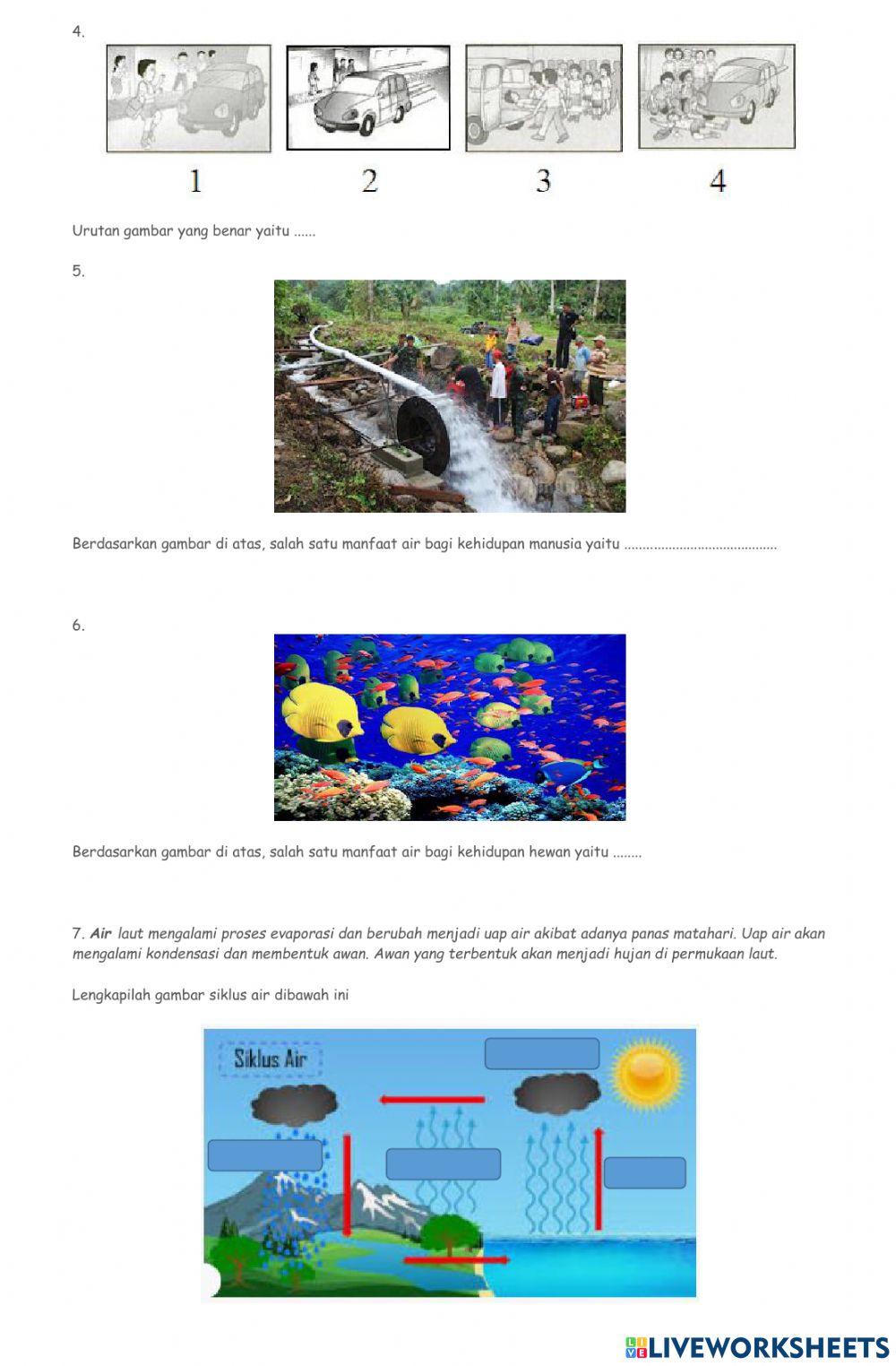 Penilaian Harian Tema 8 Subtema 1