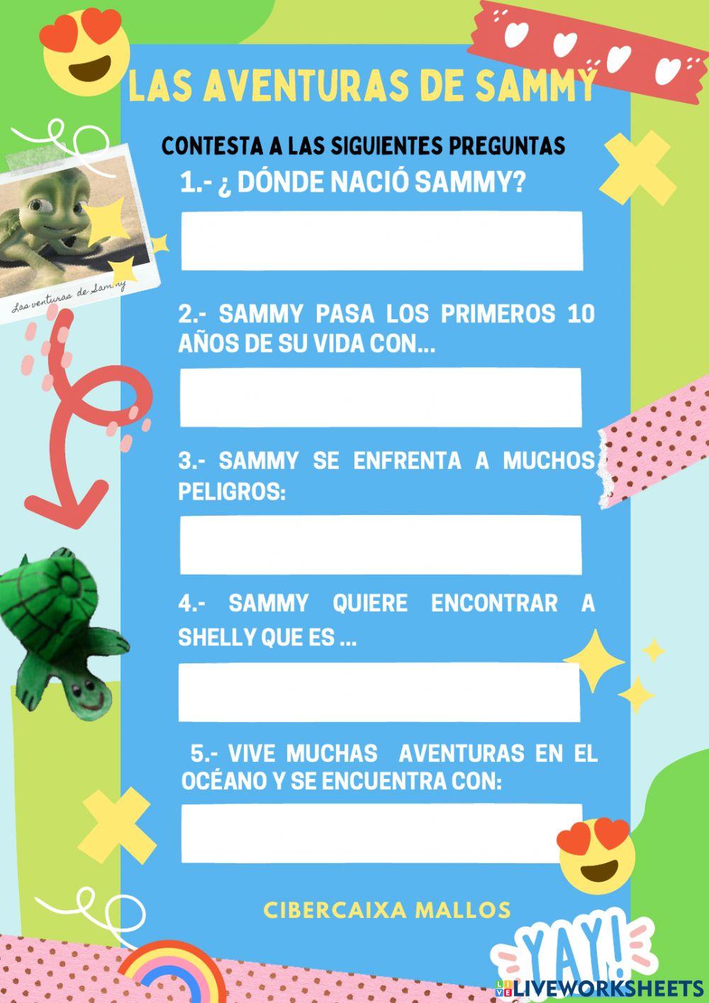 “Las aventuras de Sammy, Un Viaje Extraordinario”