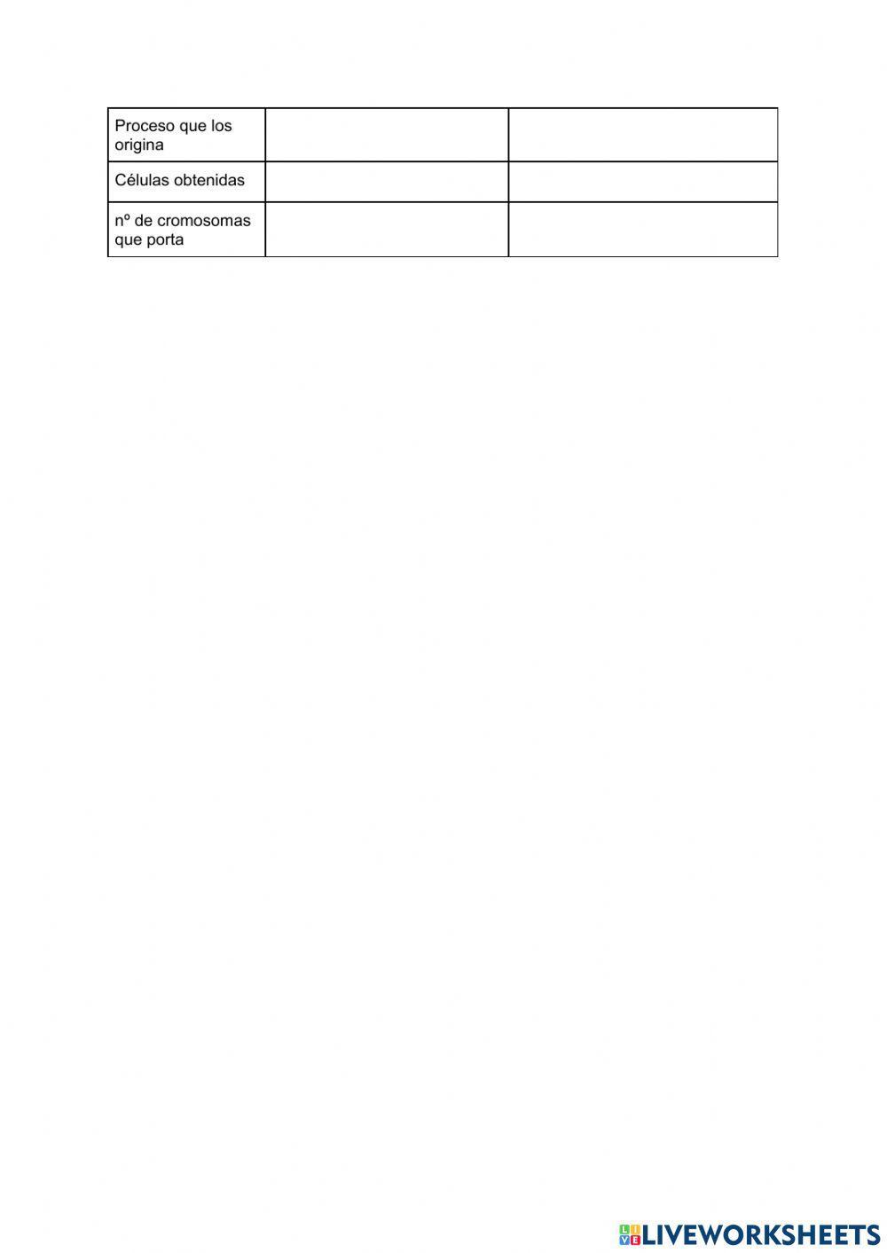 Gametos y gametogénesis