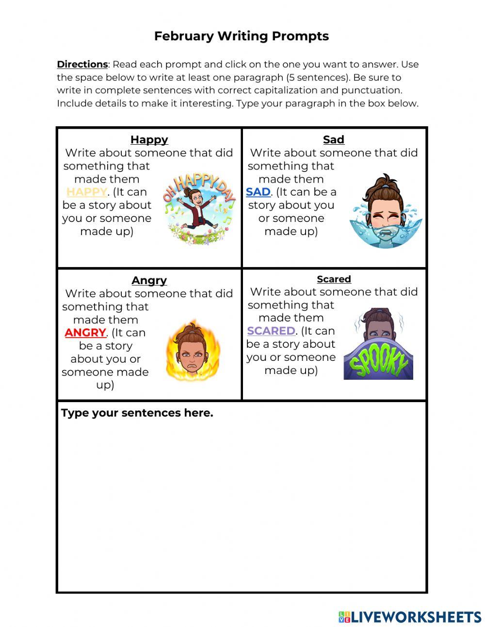 Journal Prompt - February Journal Prompt - February