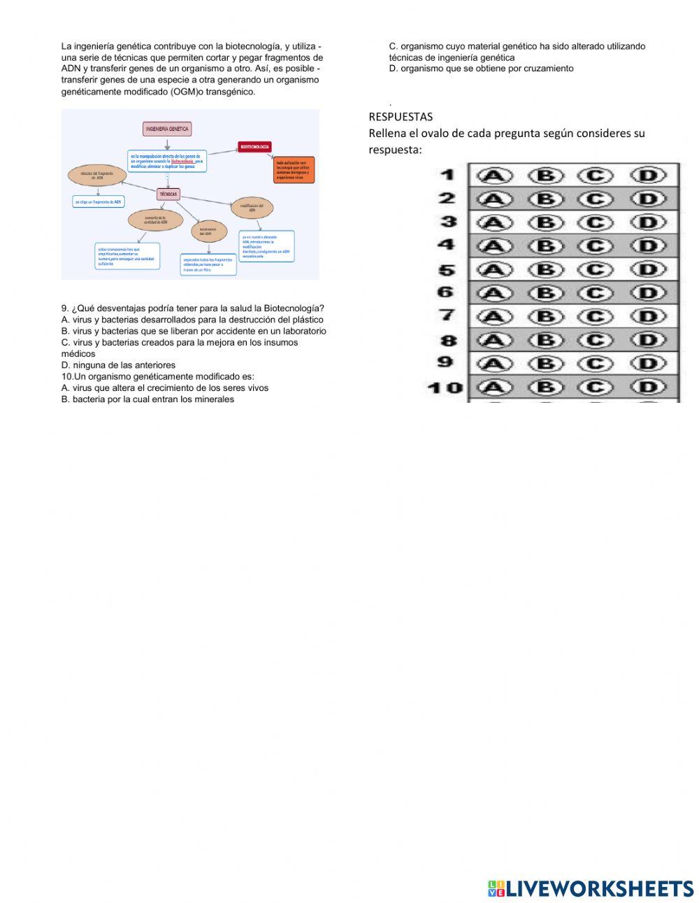 Prueba diagnóstica- grado once-ciencias naturles y educación ambiental