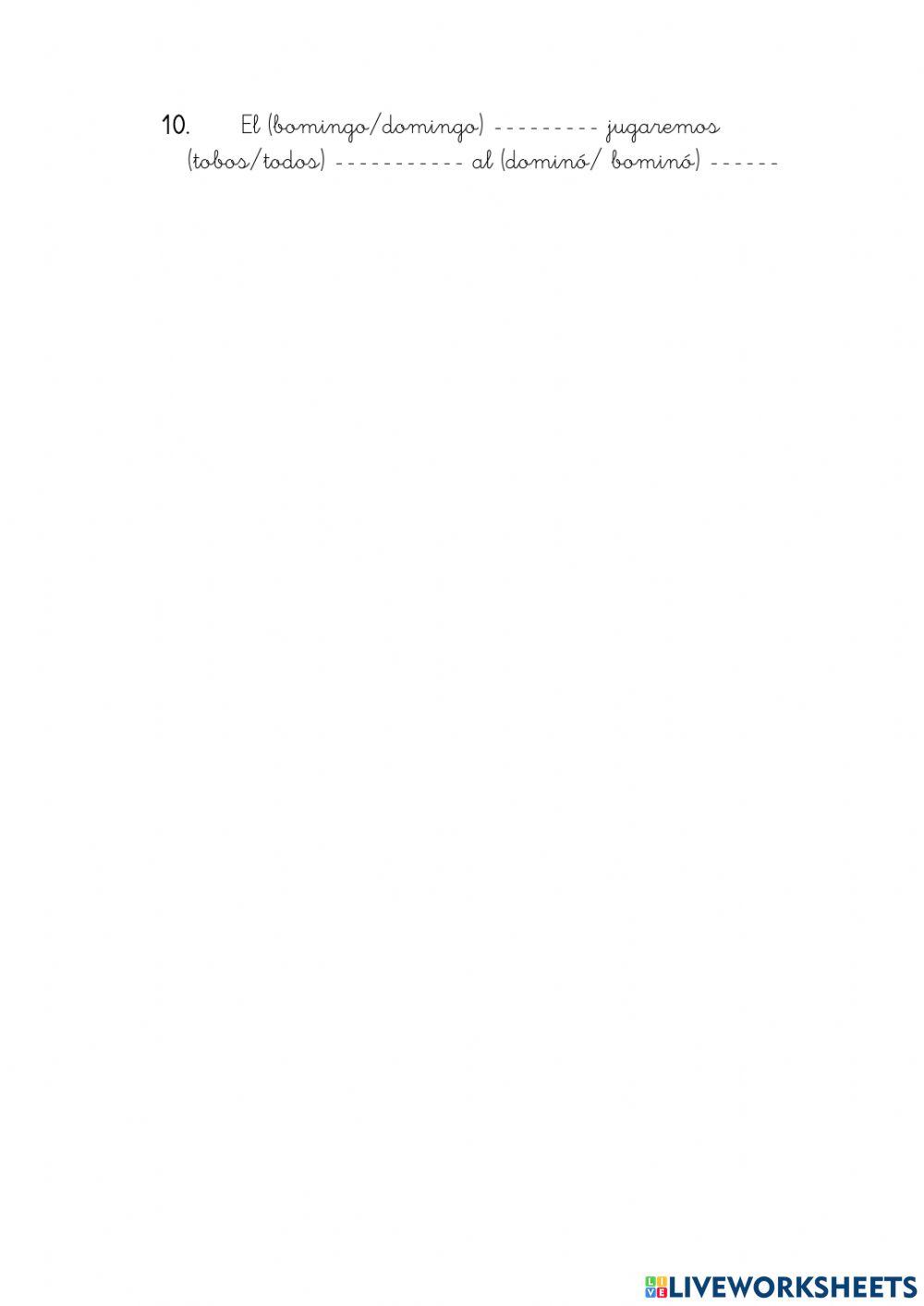 Discriminación b y d