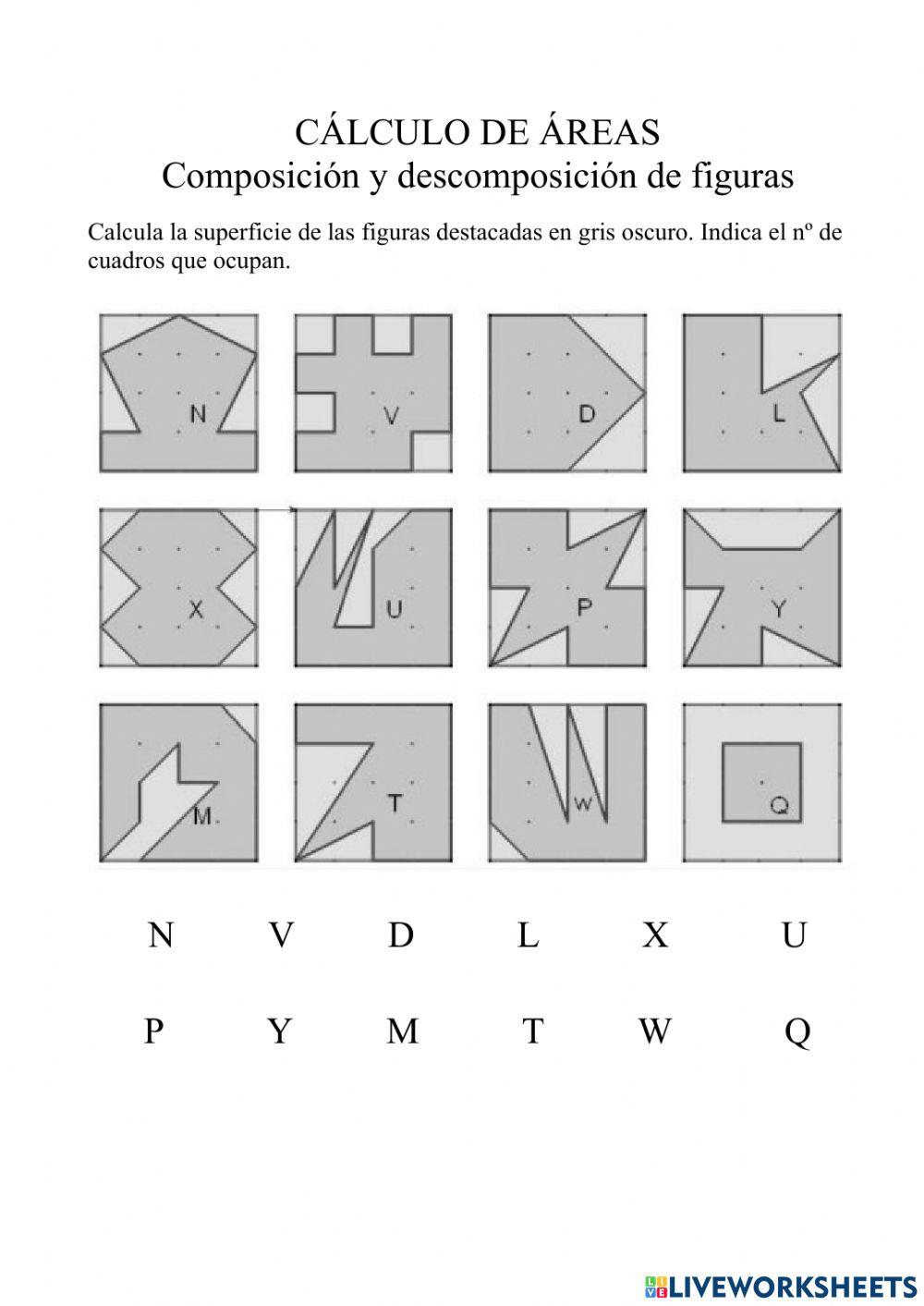 Composición y descomposición de superficies