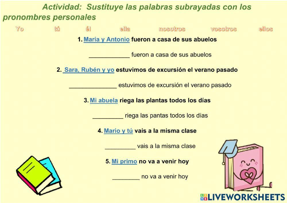 Pronombres personales