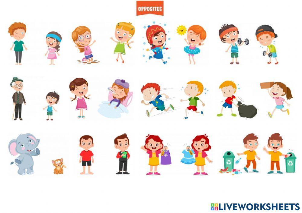 Opposites - Adjectives - SPEAK