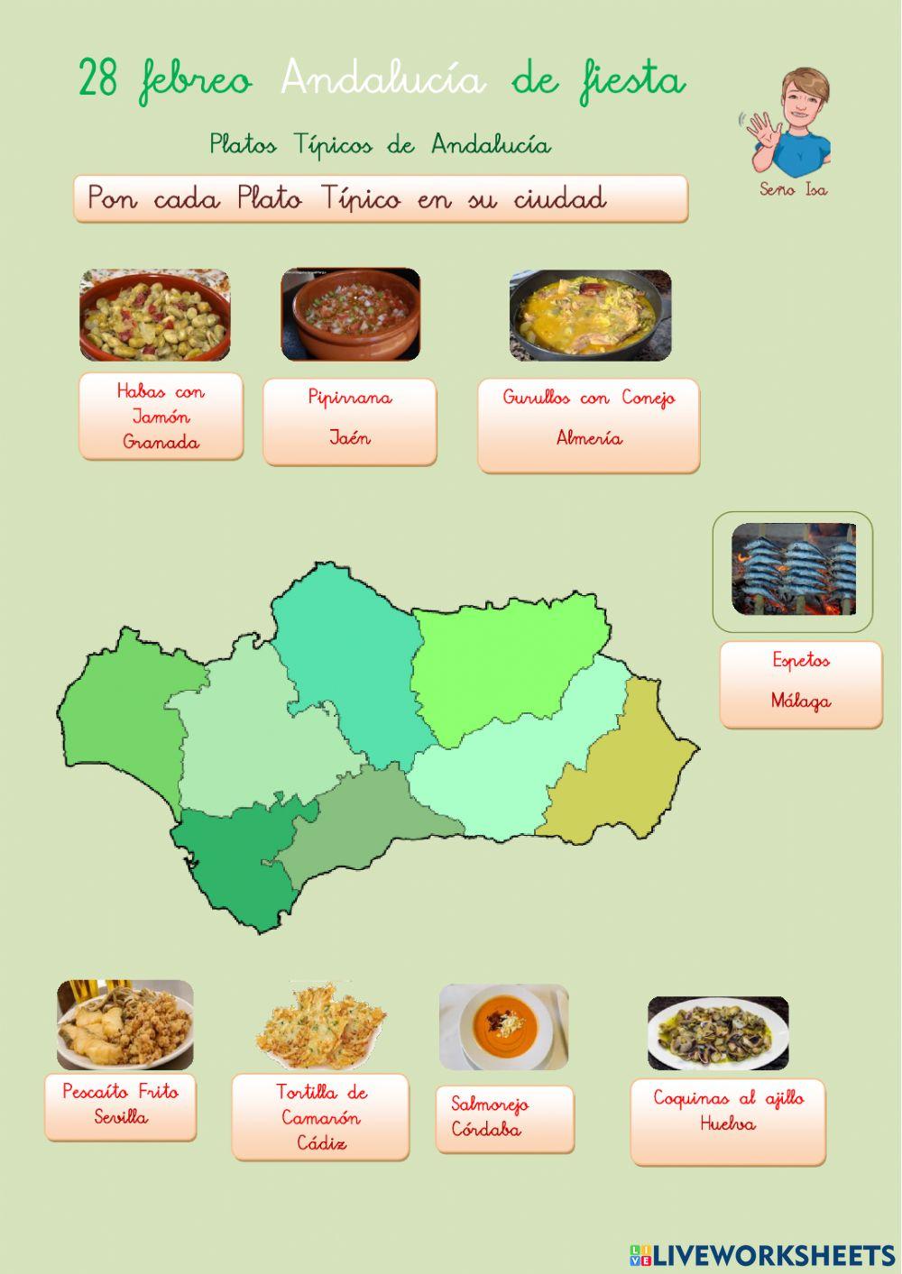 Platos típicos de Andalucía