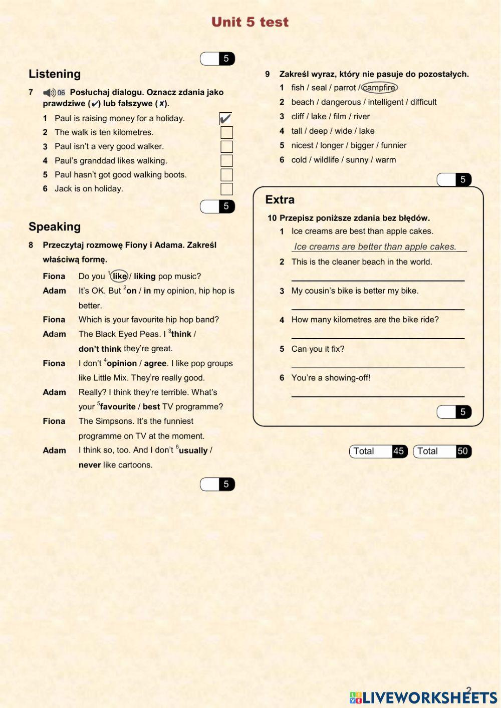 Nature, comparative and superlative adjectives