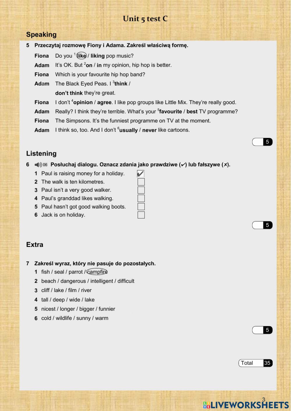 Nature, comparative and superlative adjectives