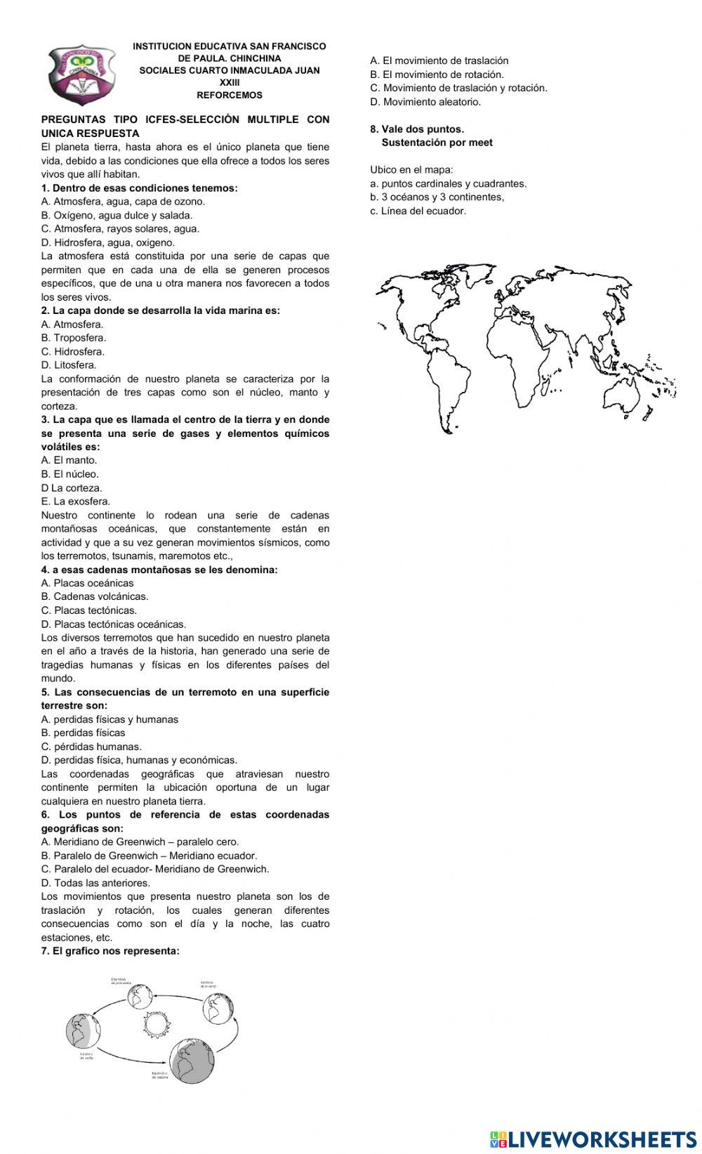 Evaluación de repaso