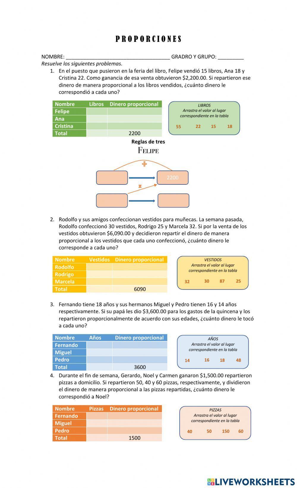 Reparto Proporcional