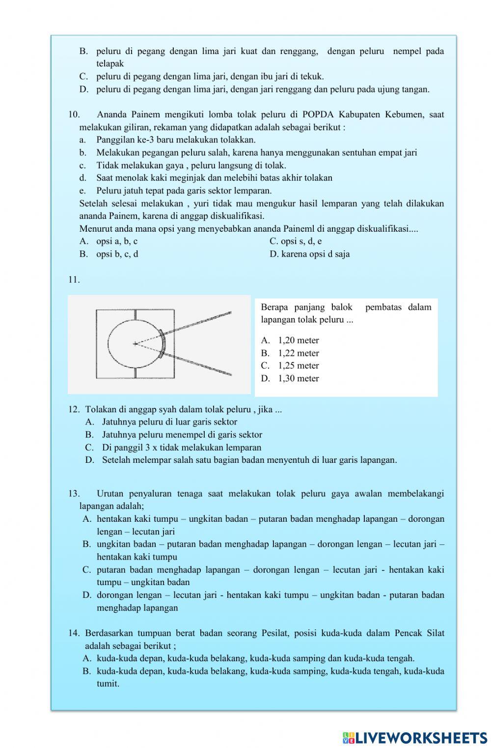 PTS PJOK Kls 9 Sem 2 2020-2021