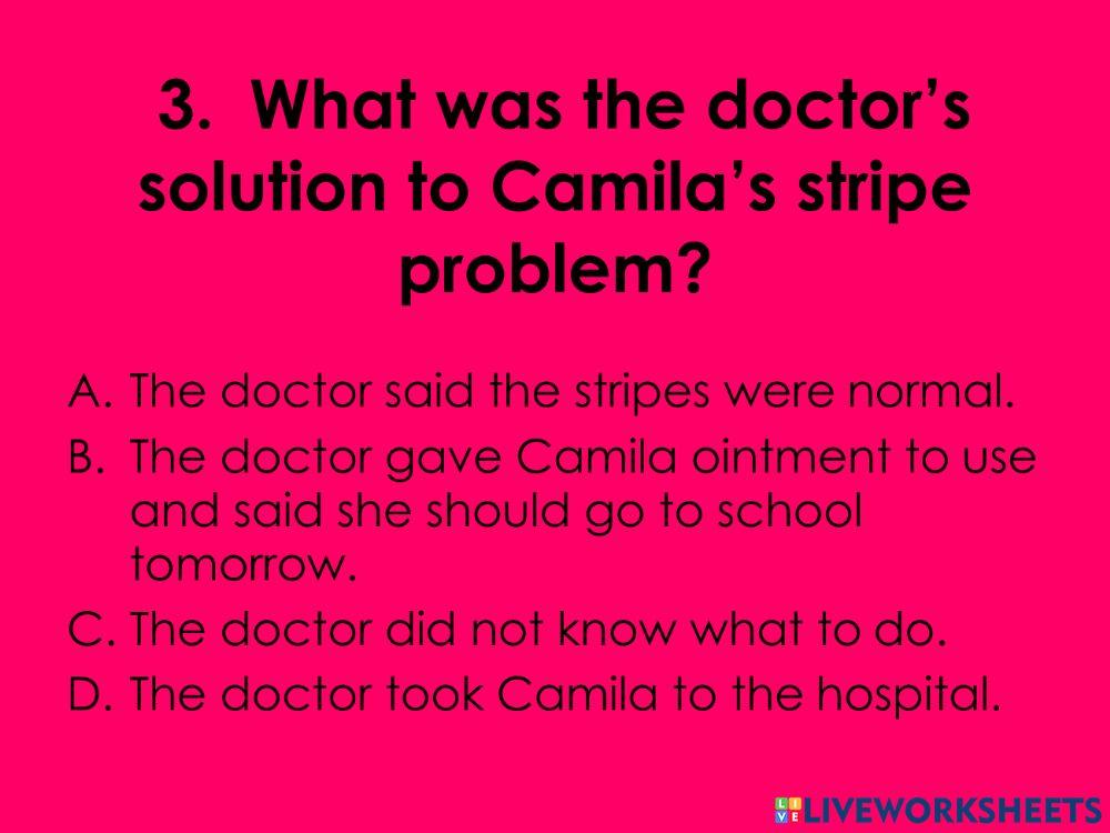 A bad case of stripes