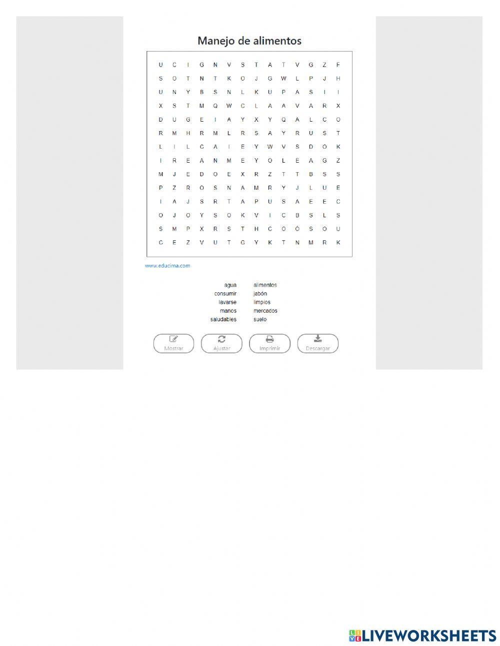 Manejo de alimentos y prácticas de higiene