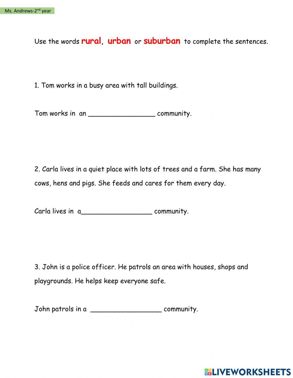 Term 2- Social Studies Test 1