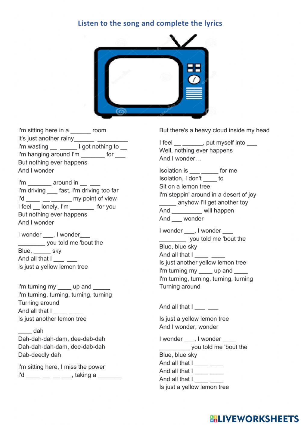 Fool's garder - Yellow lemon treee