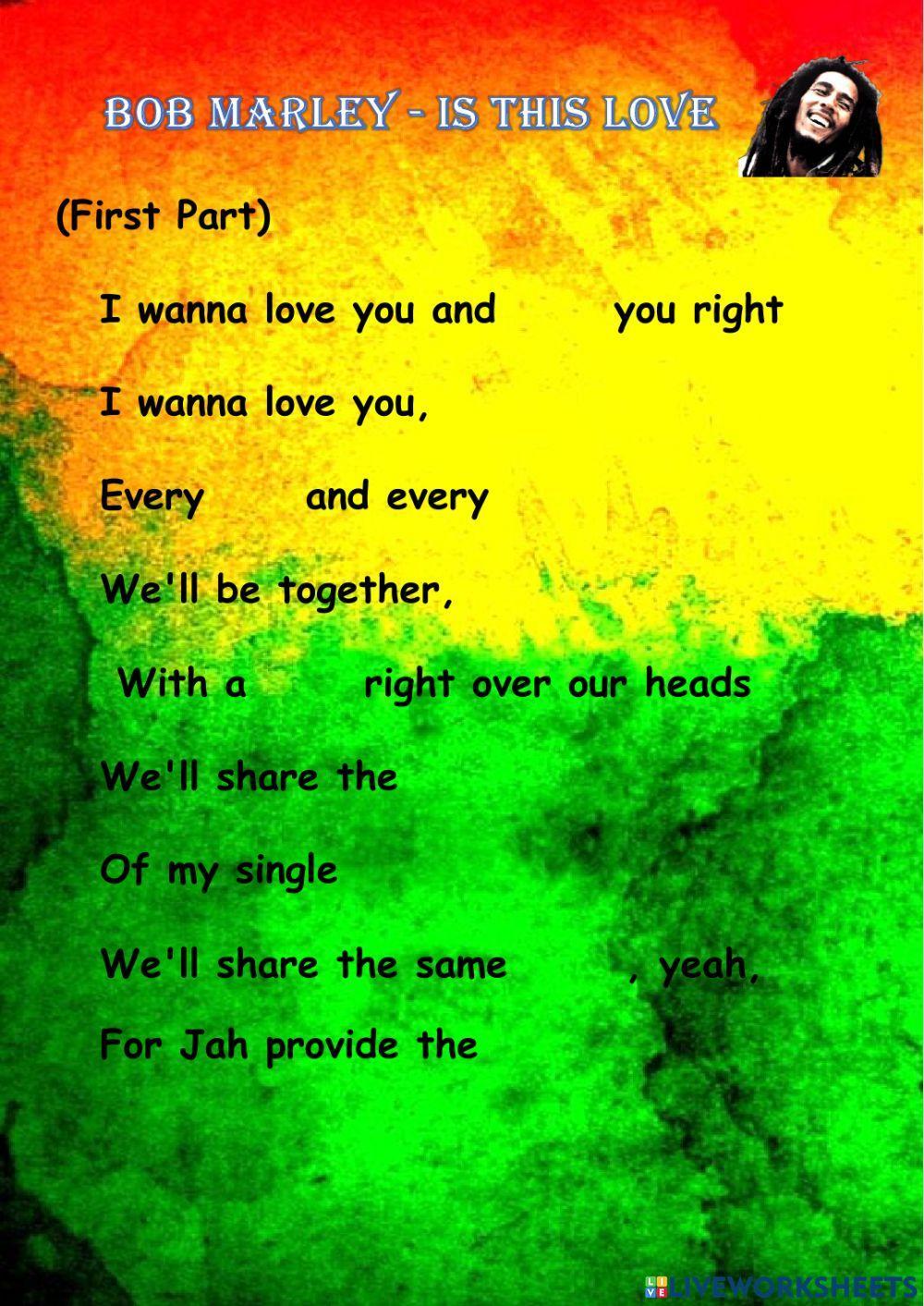 Bob Marley – Send Me That Love Lyrics