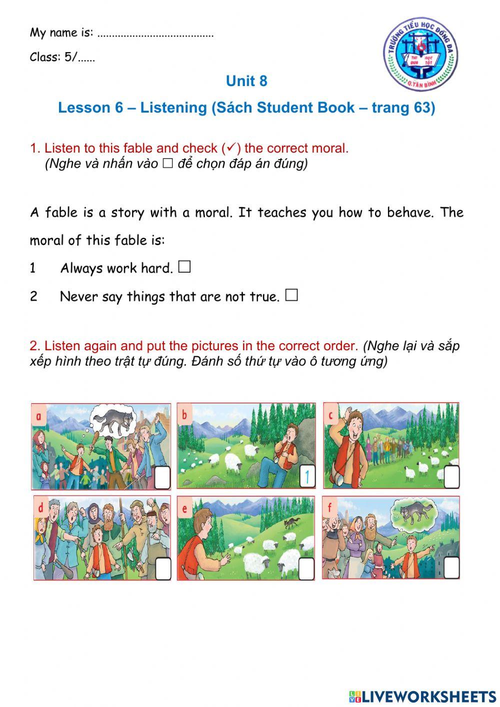 FFG5 U8 L6 SB worksheet