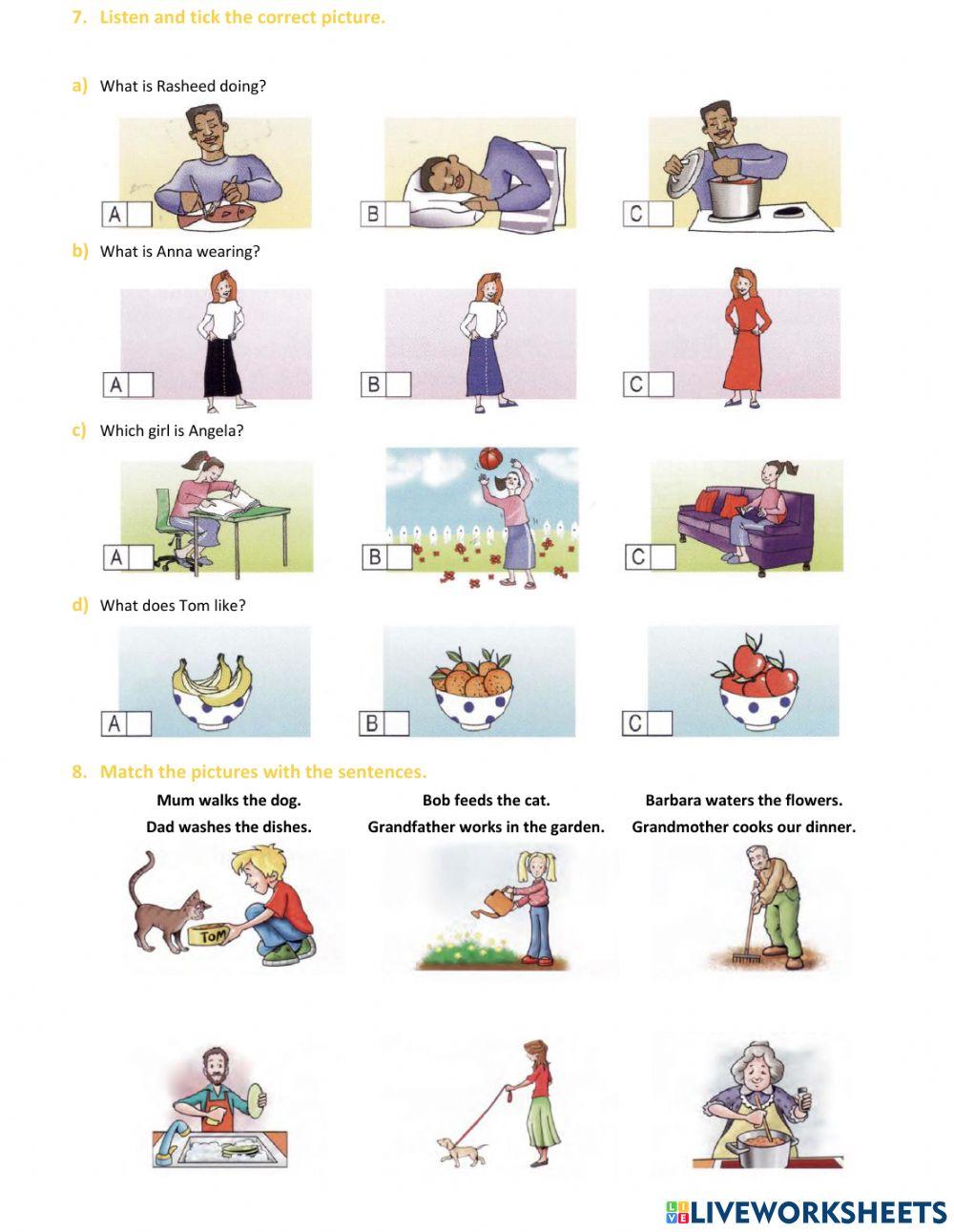 Present Simple and Continuous