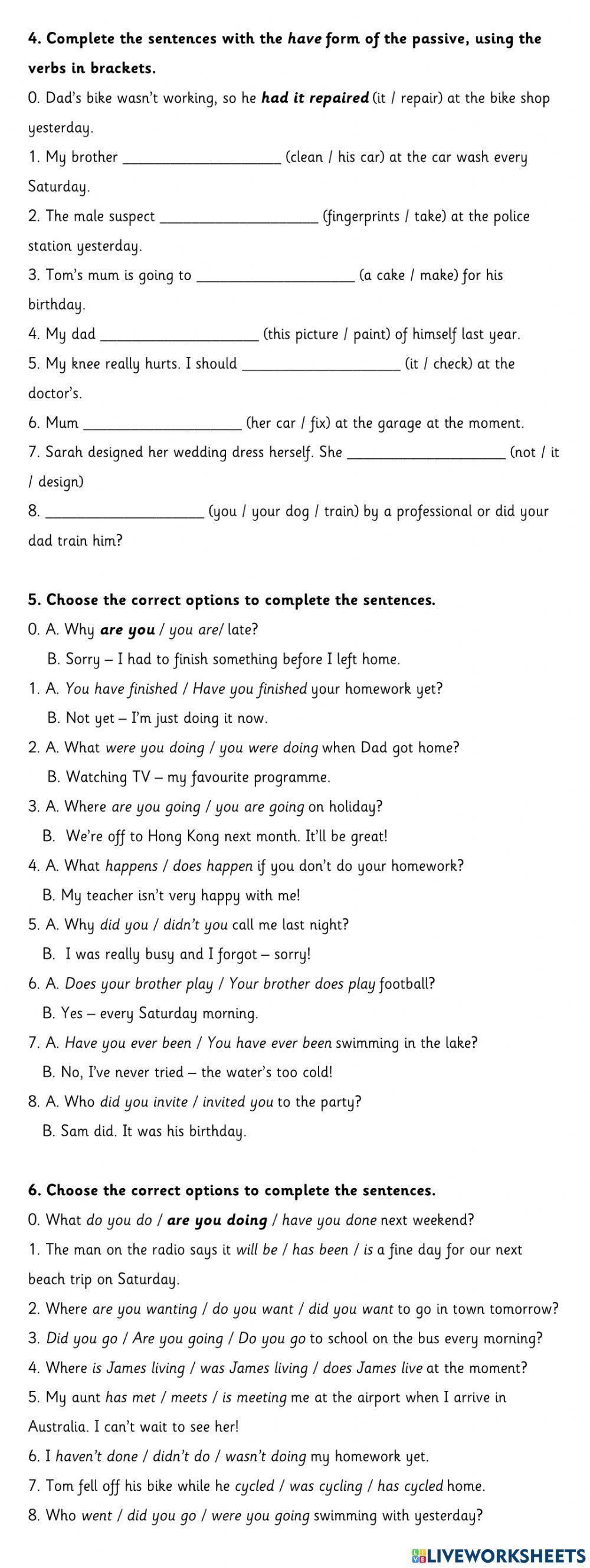 Use of English Practice Wider World Units 7-9