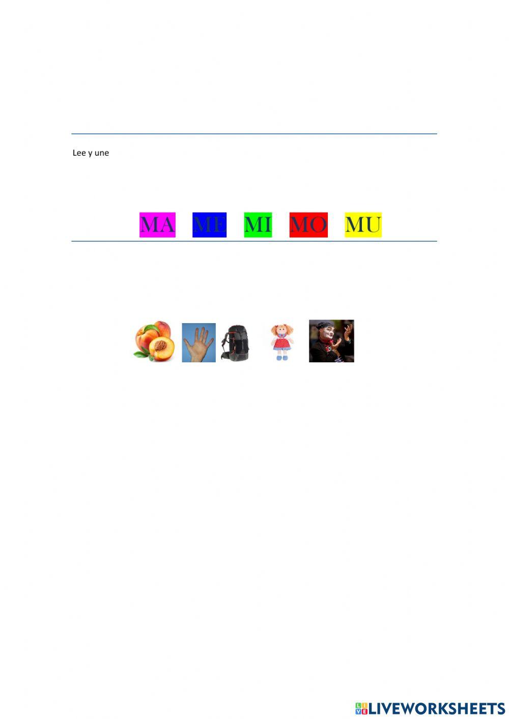 Silabas MA ME MI MO MU