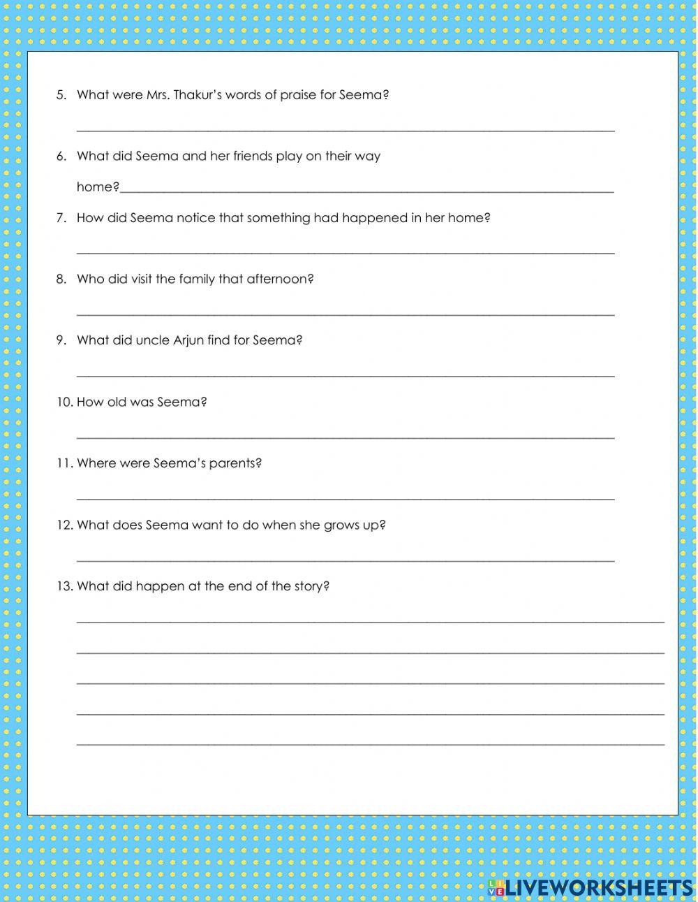 Reading -Seema says no-