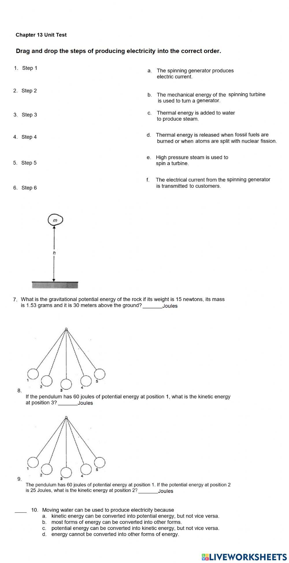 PS-13-Unit Assessment Energy page 1