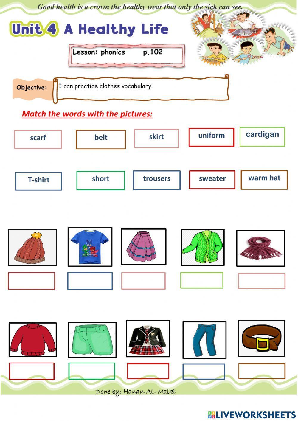 Unit:4 A Healthy life