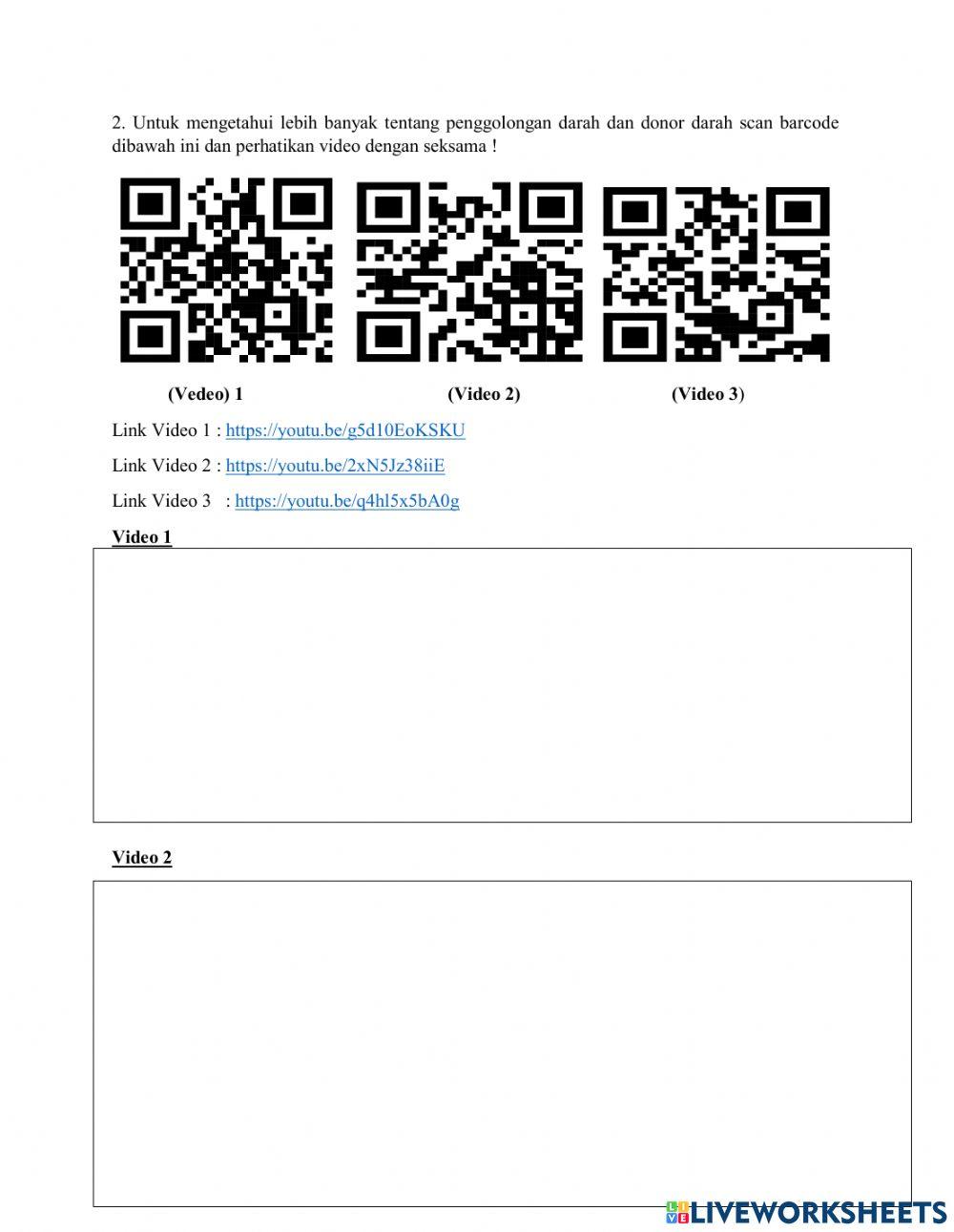 Pengamatan Uji Golongan Darah melalui Video Demonstrasi