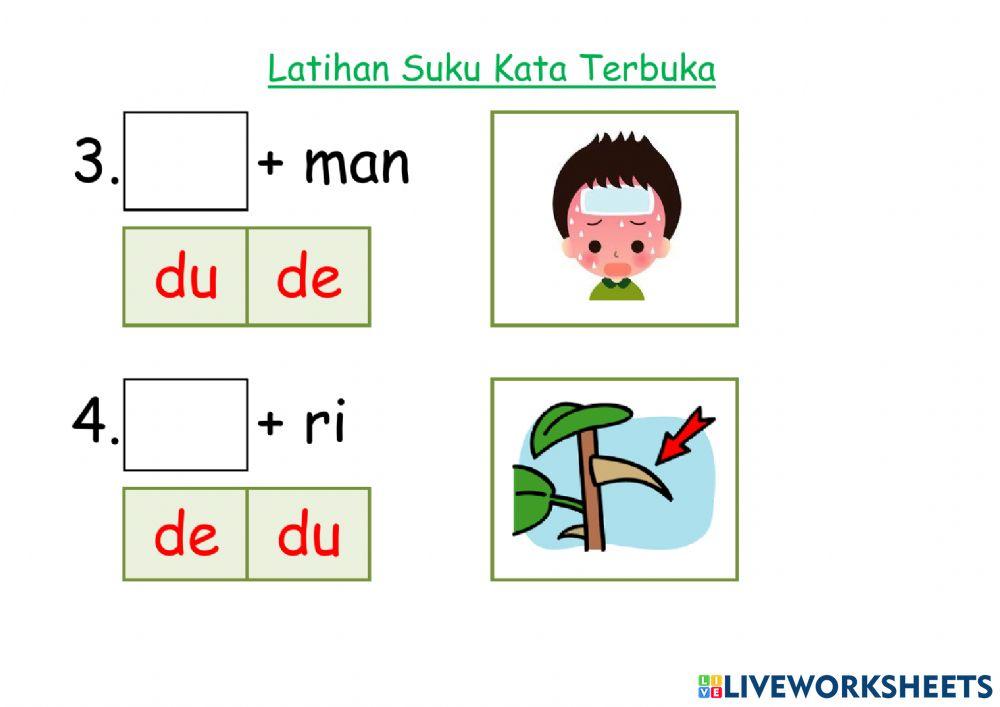 Suku kata terbuka d002