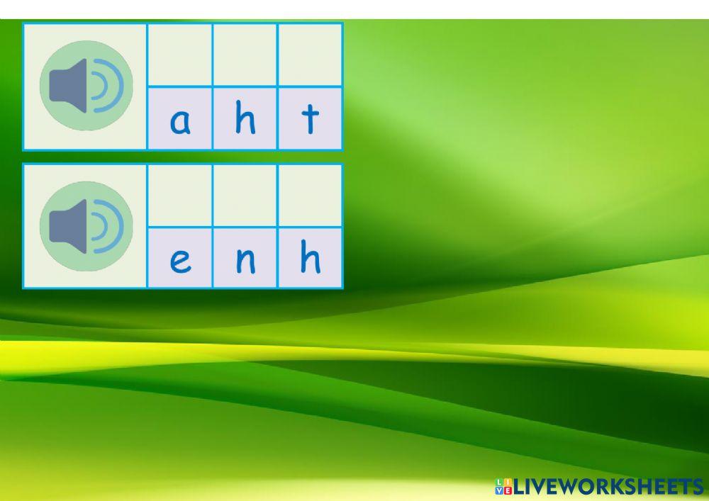 Happy phonics level 1 consonant h1