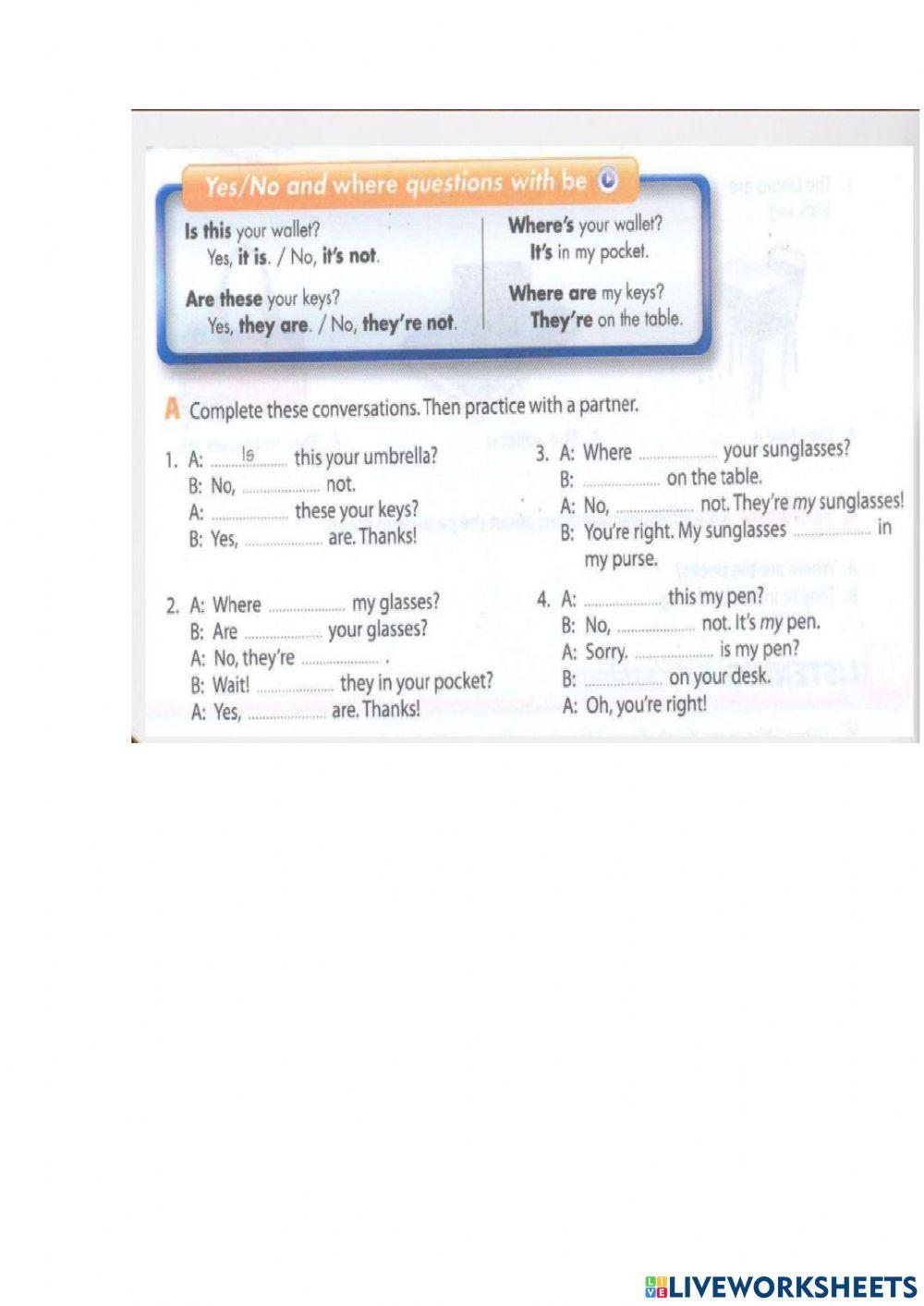 Wh and yes - no questions