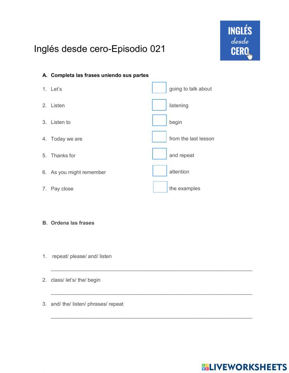 Inglés-desde-cero-Episodio 021 Inglés-desde-cero-Episodio 021