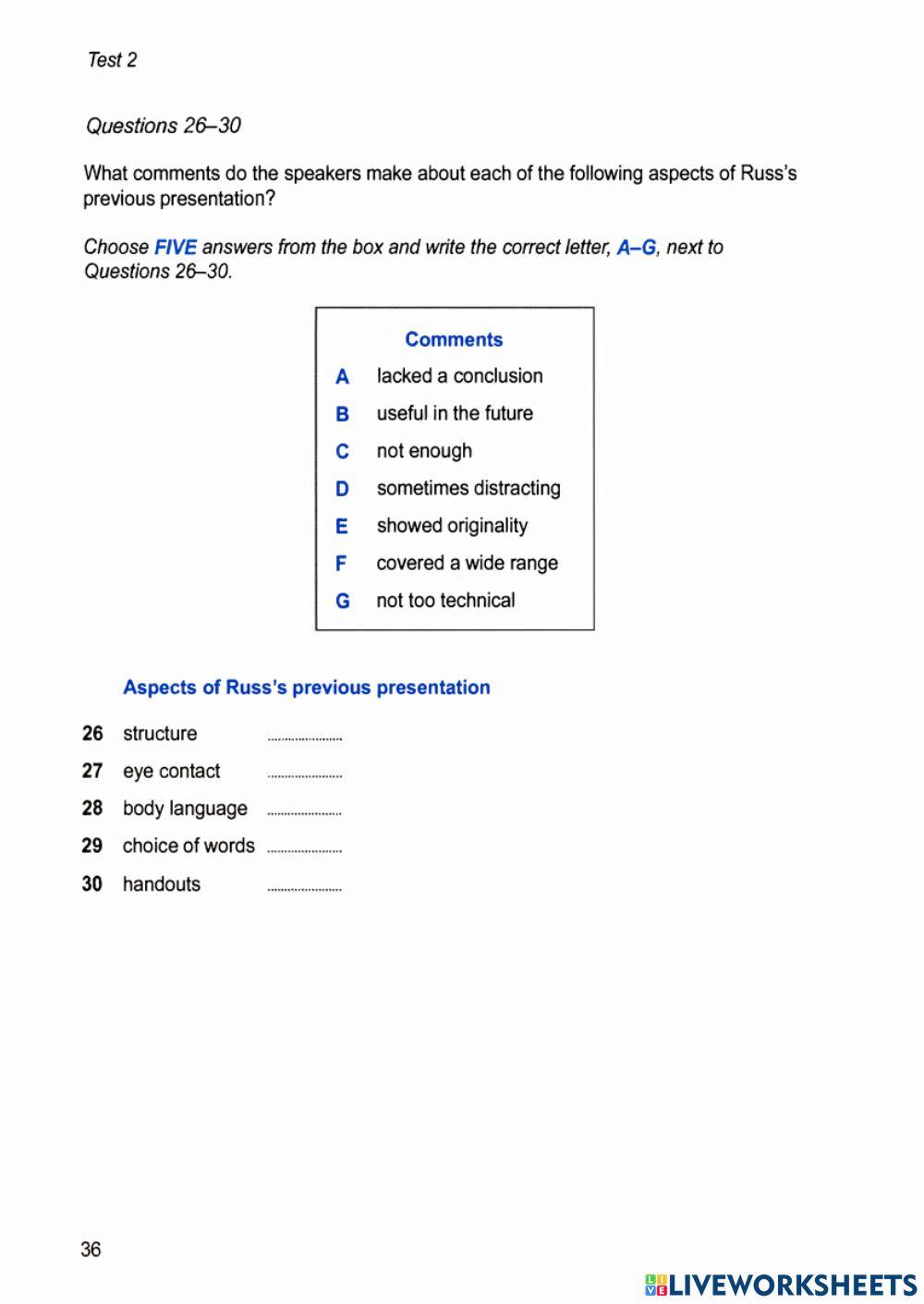 Ielts 13 - Test 2 - Listening