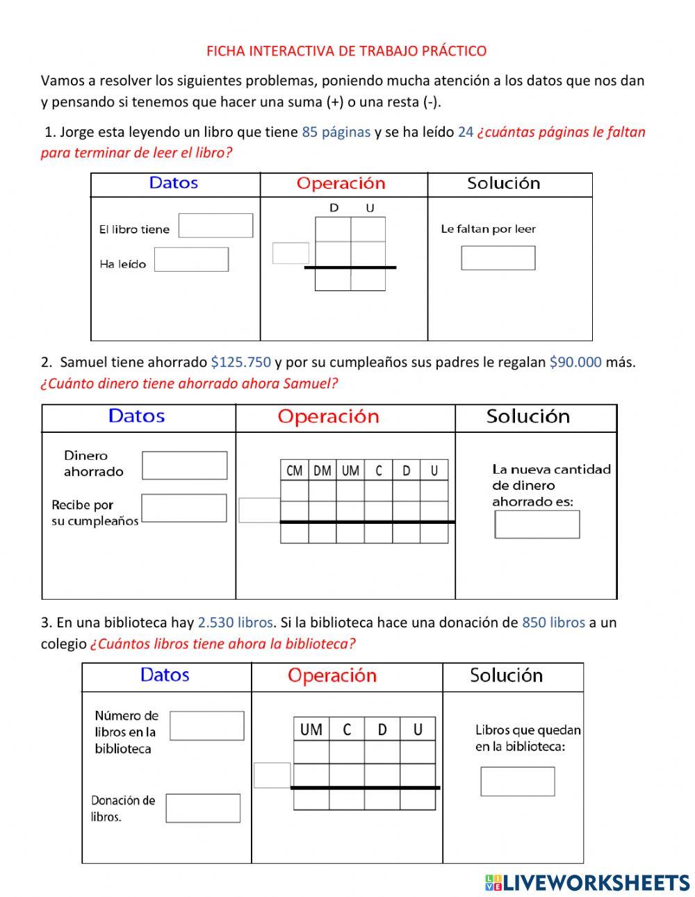 Problemas matemáticos