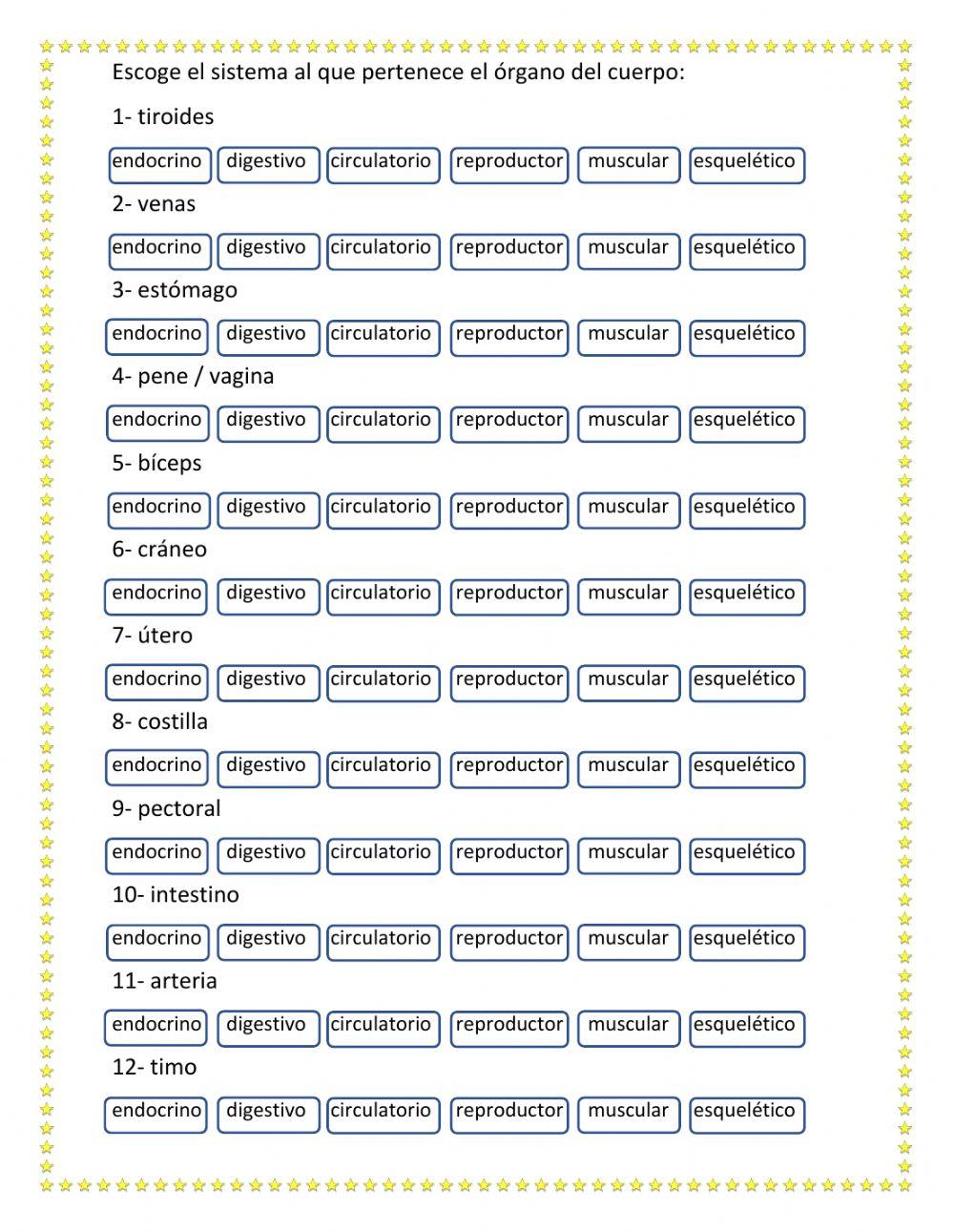 Sistemas del Cuerpo Humano