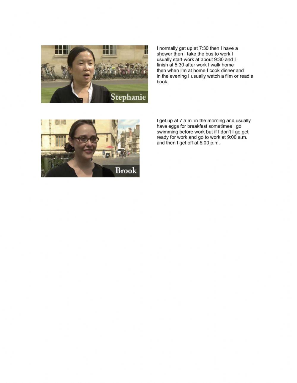 What is your typical day for you?