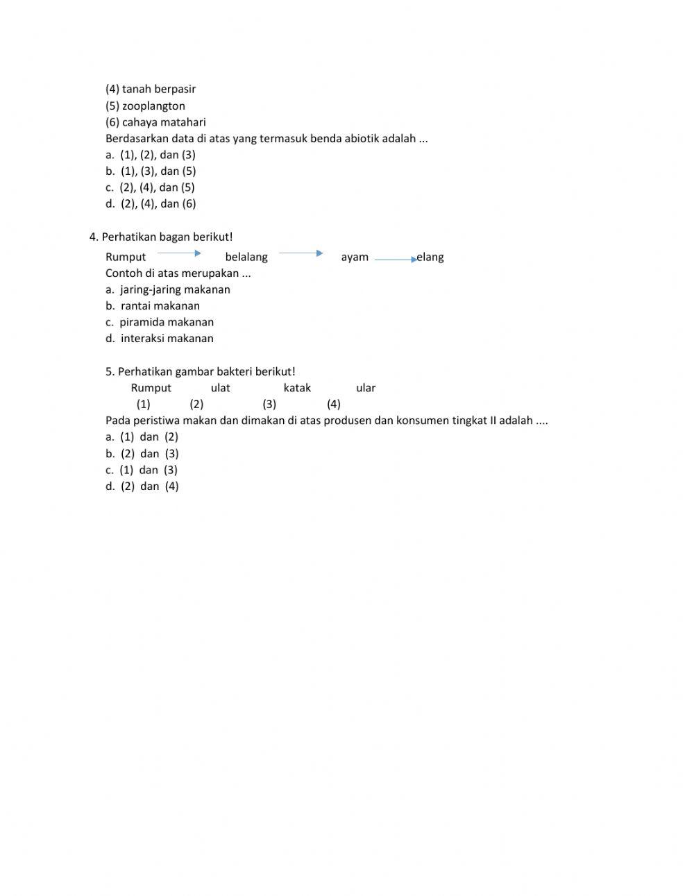 Interaksi makhluk hidup