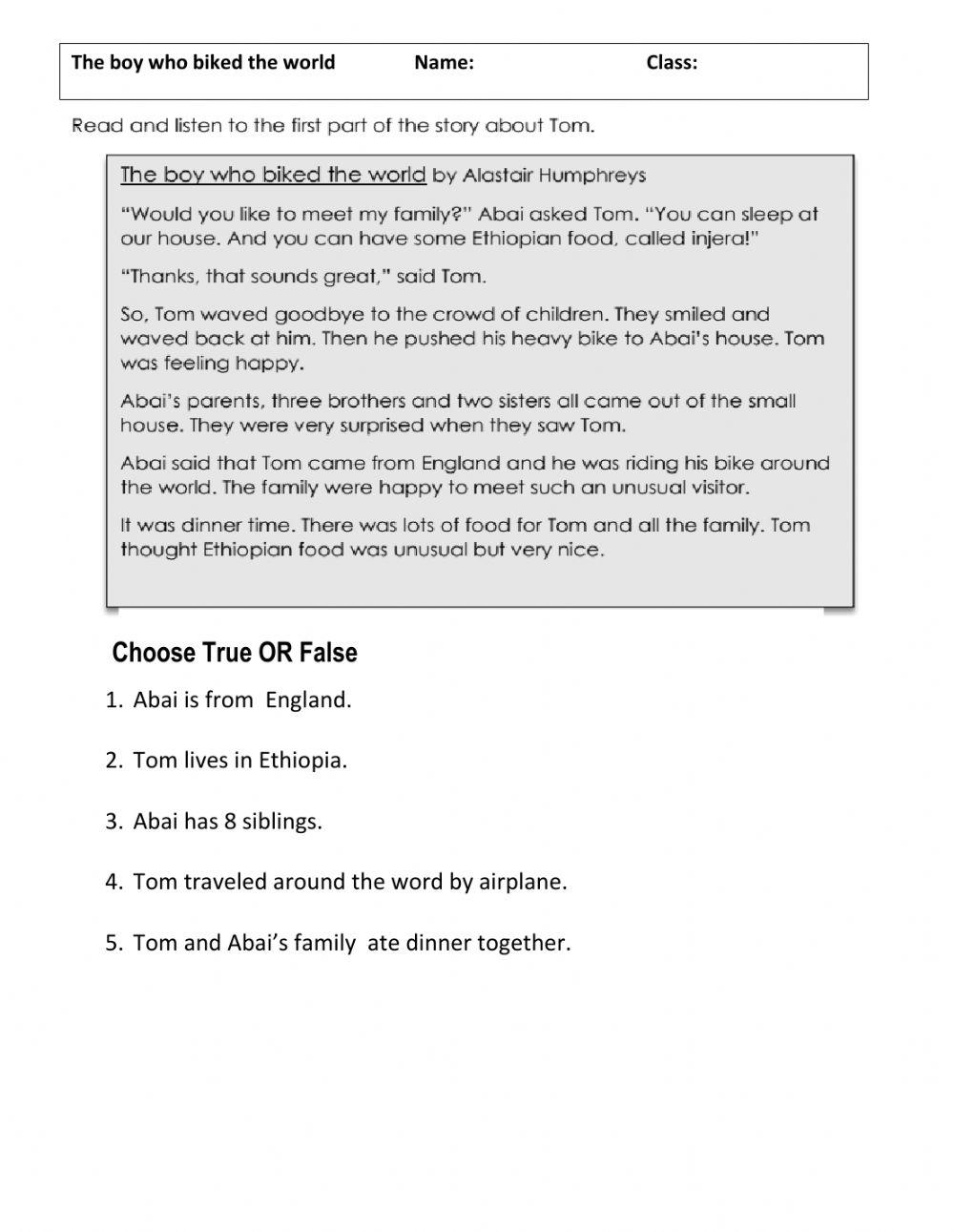 The boy who biked the world