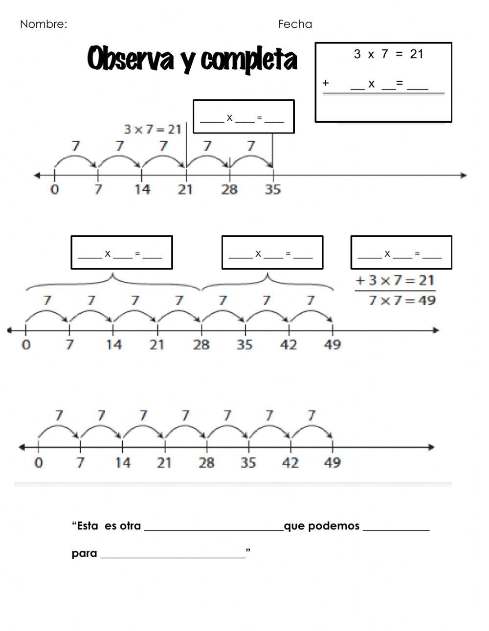 Estrategia para multiplicar