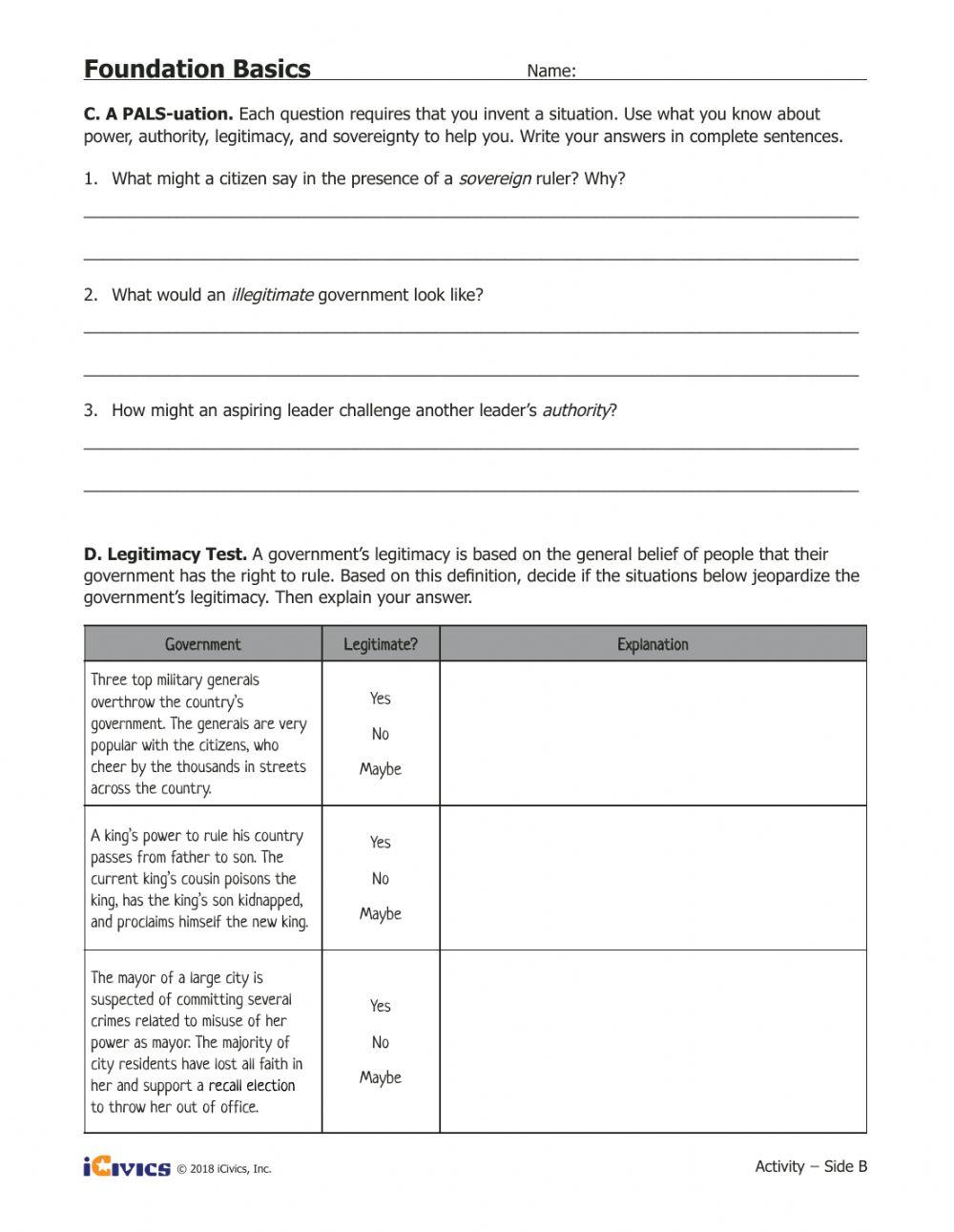 Foundation Basics worksheet | Live Worksheets foundation-basics-worksheet-live-worksheets