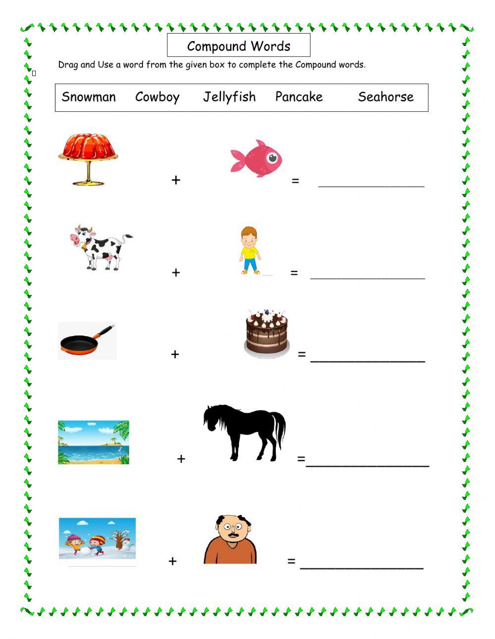 English online exercise for Kindergarten | Live Worksheets