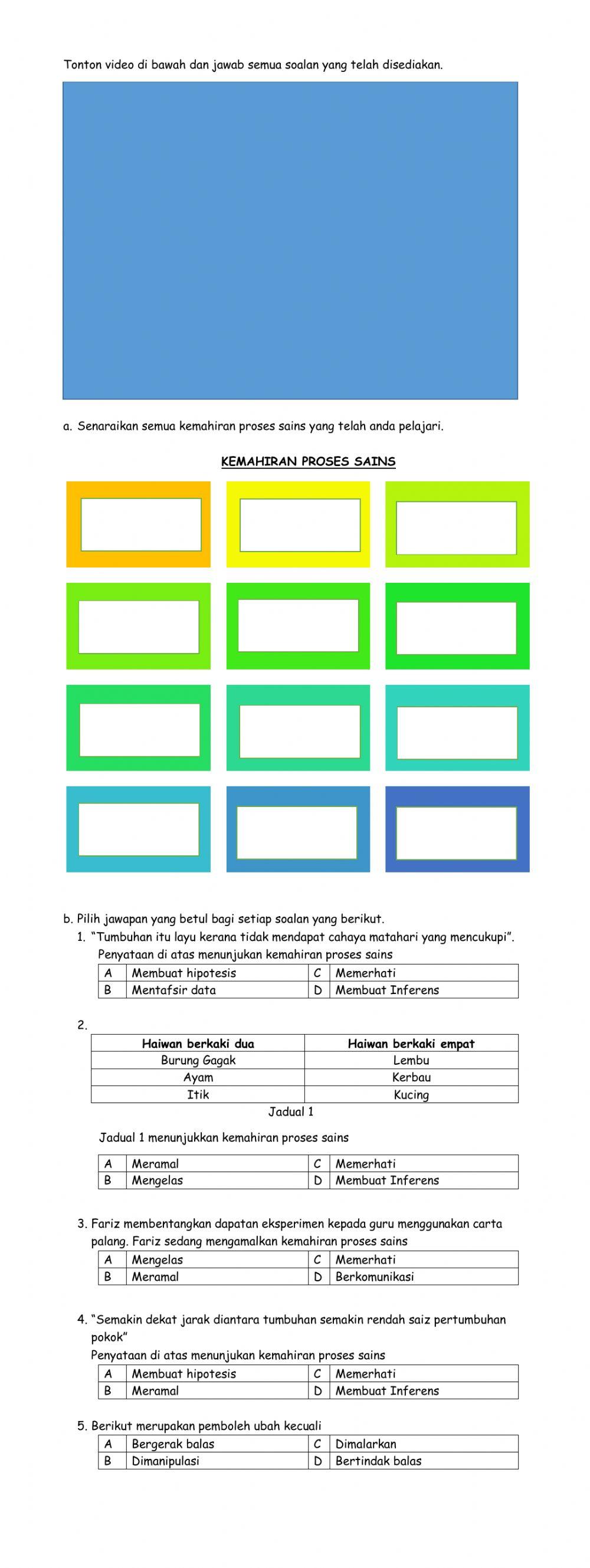 Kemahiran saintifik 3