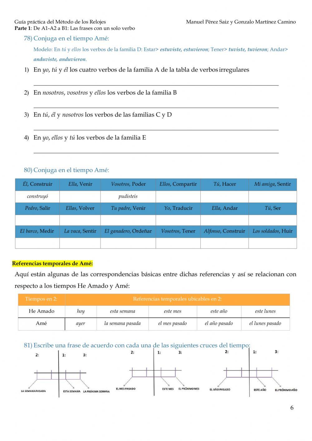 R1 Sesión 6 - Los tiempos normales en 2: