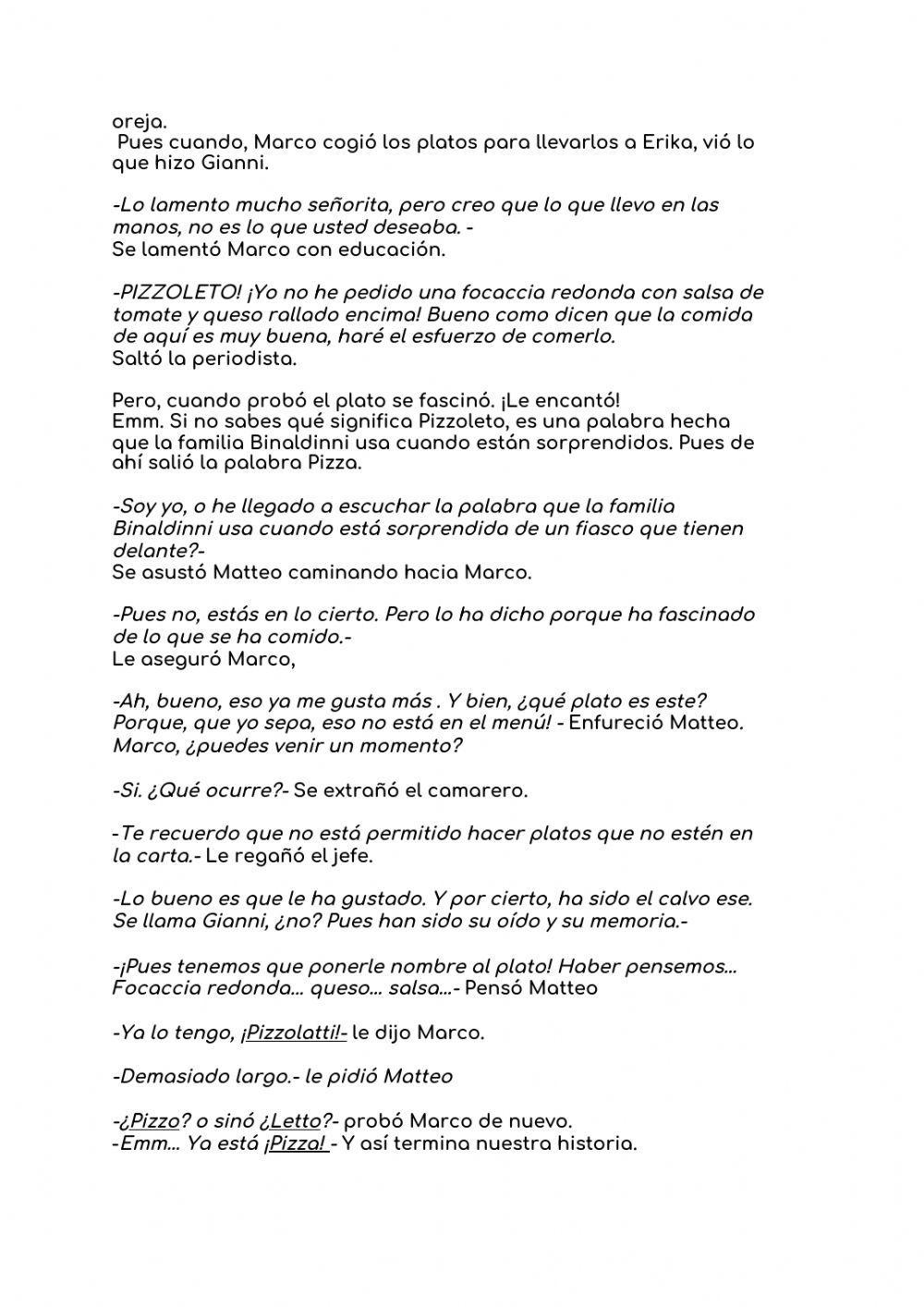 Comprensión Lectora