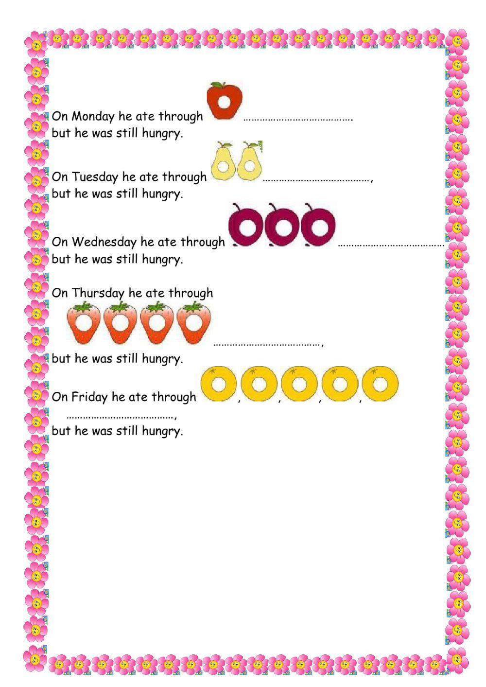 The Very Hungry Caterpillar Story (Listening )