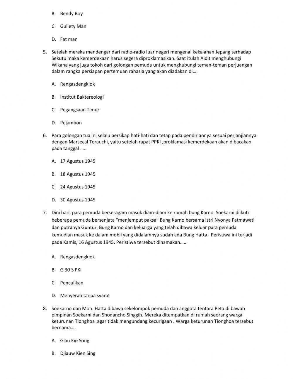 Proklamasi Kemerdekaan