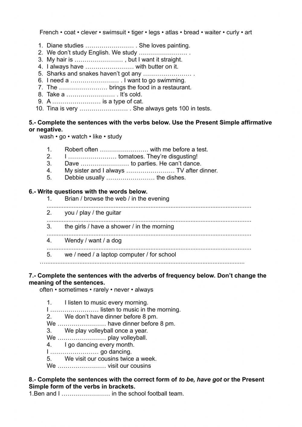 Units 1-2 interactive worksheet | Live Worksheets