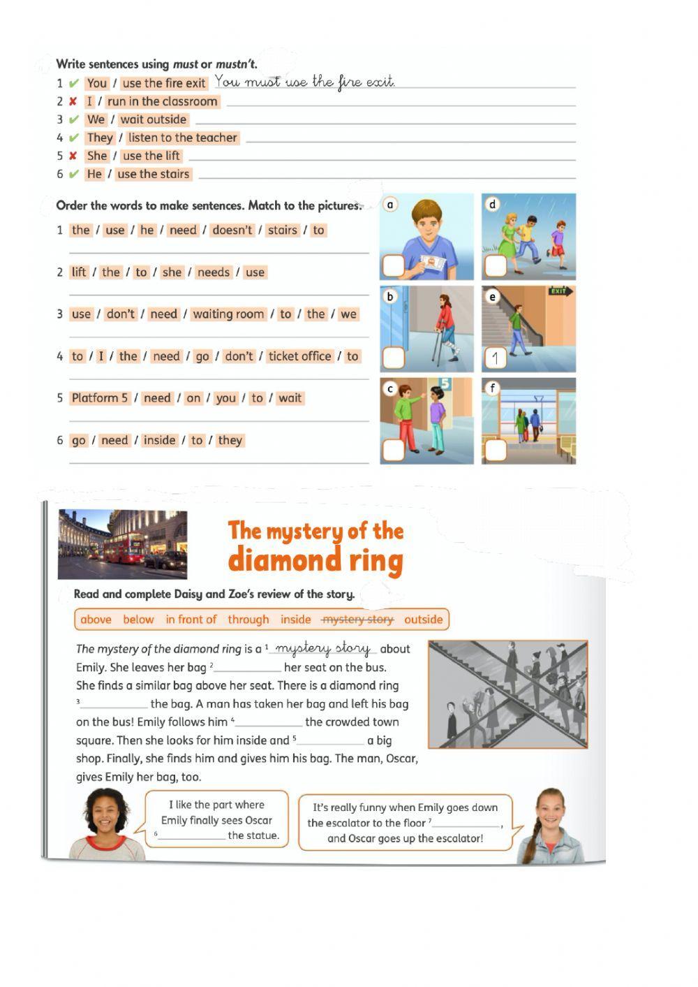 Unidad 3 inglés sexto